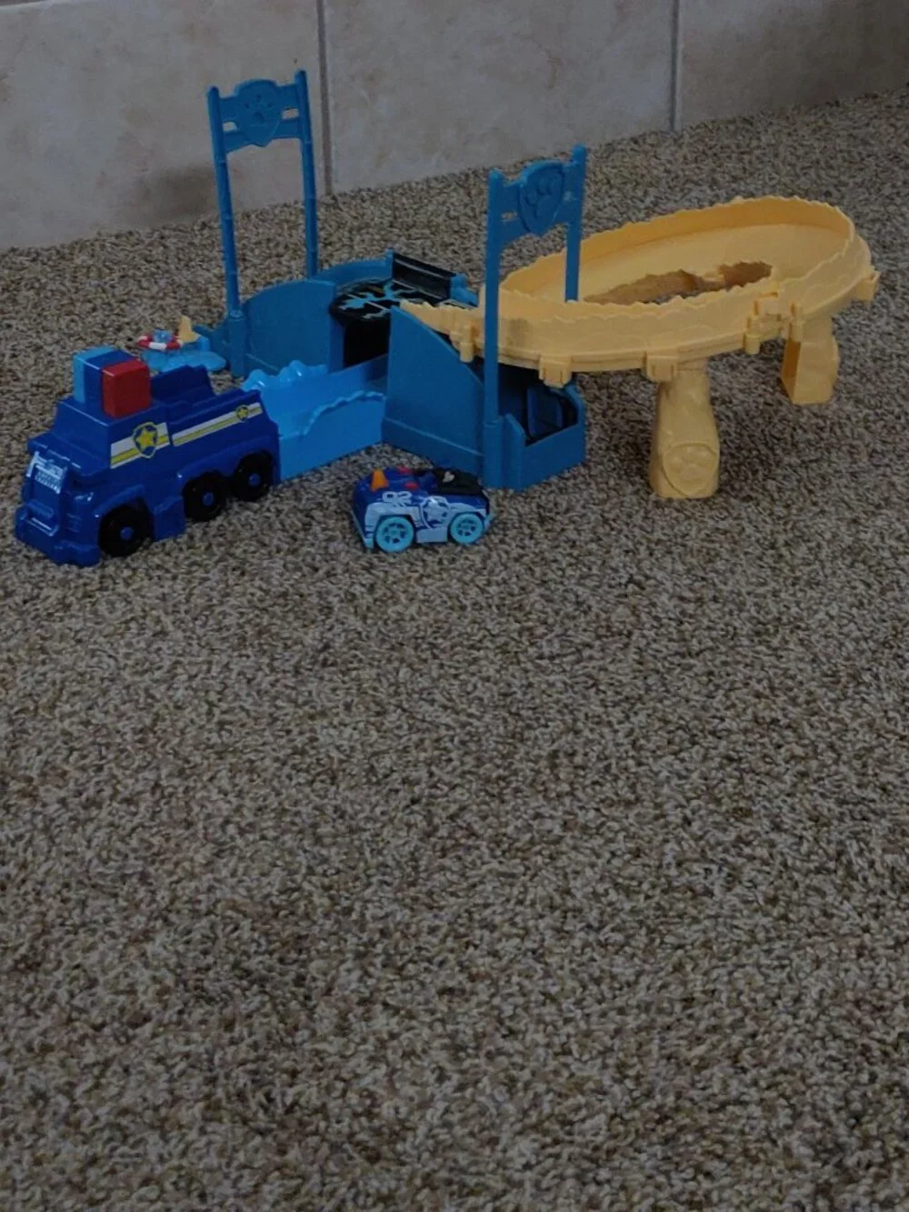Paw Patrol True Metal Chase Rescue Track Set With Die Cast Car